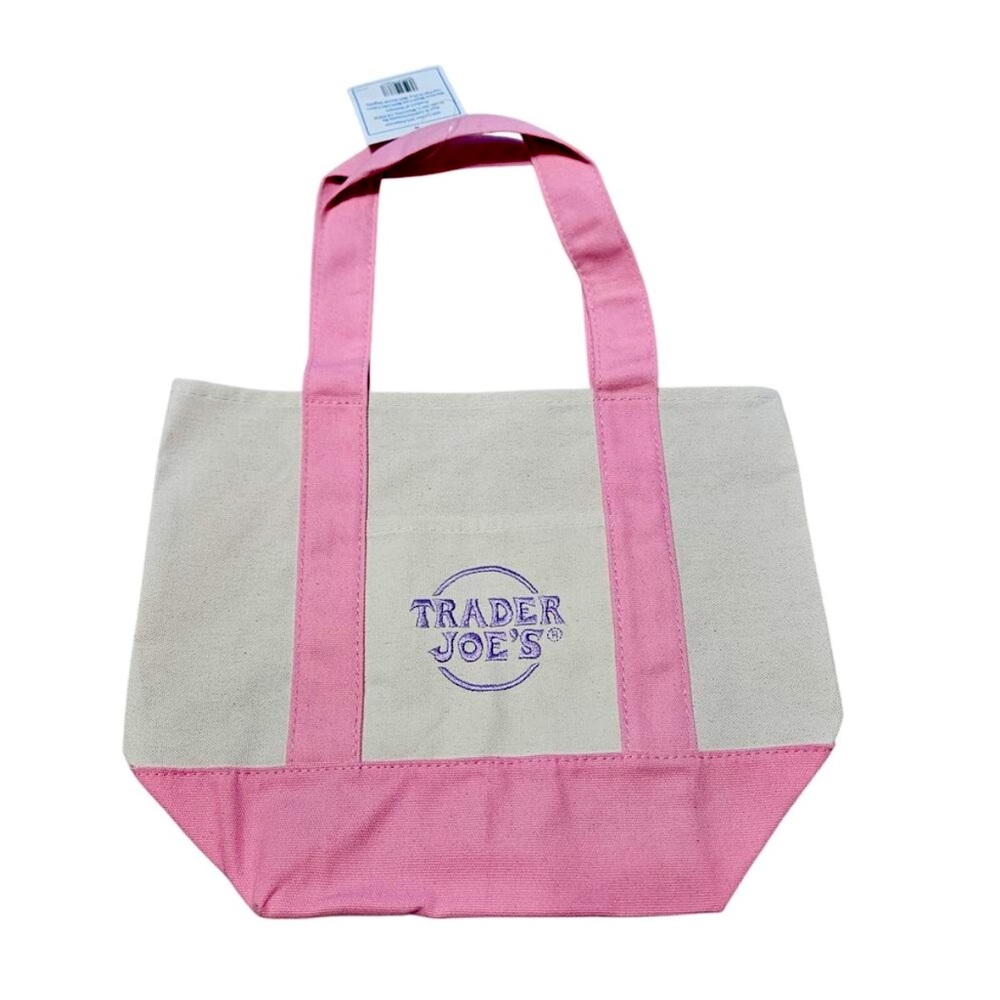 Pink and Cream Tote Bag